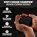 HANDPICK Black Cumin Seed (14oz) Pure Nigella Seeds - No Salt or Preservatives, Non GMO | Indian Black Whole Cumin | Gluten Free, Aromatic & Farm Fresh Kalonji | Resealable Zip Lock Pouch
