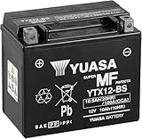 YTX12-BS BATTERIA GTX12-BS BATTERIA YTX12-BS compatIbile con KYMCO AGILITY 300 X-TOWN 125 300 XCITING 250 300 compatibile con YUASA YTX12
