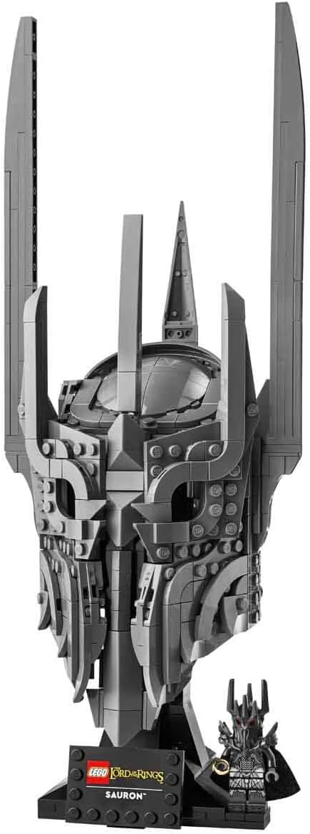 LEGO Icons Le Seigneur des Anneaux : Le Casque de Sauron - Maquette pour Adulte - Décoration avec l'anneau Unique & Minifigurine Collector - Idée Cadeau DIY pour Fans de la Saga 11373 — vue 4