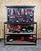 LAZYLAND 47 inch Multipurpose Workbench with Pegboard, Double Storage Platform and Tool Organizer for Garage Workshop