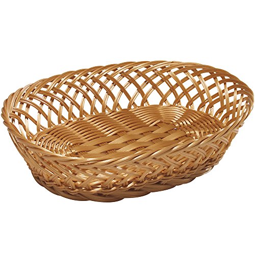 Kesper 17844 Brot- und Obstkorb, 31 x 23,5 x 8,5 cm, braun