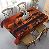 Protection durable et réutilisable : conçue pour un usage répété, cette nappe lavable protège votre table des rayures, de l'huile et de la saleté, combinant une protection pratique avec une nappe de cuisine élégante.