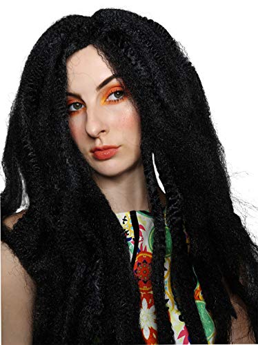 Allaura - Dreadlocks Wig Rasta Marley Wig Reggae Costume Beach Bum Dreadlock Wig For Men Women Hippie Costume Rasta Wig #TOP5