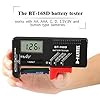 D-FantiX Digital Battery Tester Battery Checker for AA AAA C D 9V 1.5V Button Cell Batteries (Model: BT-168D) #5