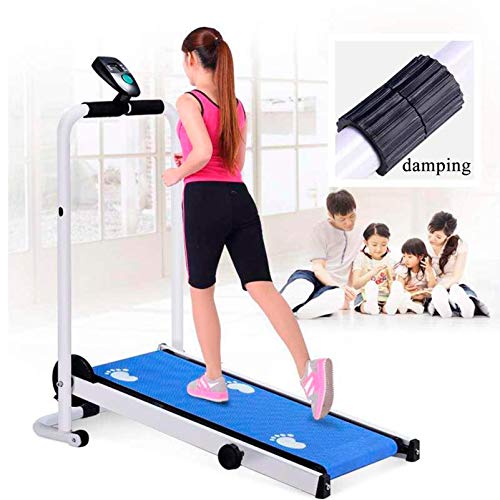 Image of Cardio aining ldable chanical eadmill, der sk nning Chine th D splay d Ight justable, ving ace