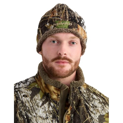 Nomad Mens Harvester VX3 Beanie Hat Insulated Quiet Comfortable Hunting Headwear Mossy Oak New Breakup Camo One Size