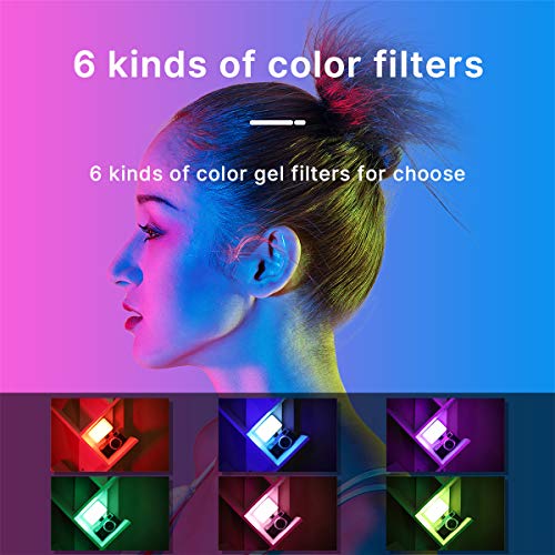 Webcam Video-Konferenzbeleuchtung für Laptop, LED-Video-Licht mit ausziehbarem Stativ, Tischlampe, kompatibel MacBook… – Bild 4