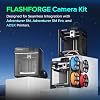 FLASHFORGE Camera Kit for Adventurer 5M/Pro/AD5X 3D Printer, Real-time and Remote Monitoring, Compatible with Flash Maker App, 3D Printer Parts for AD5M/AD5M PRO/AD5X