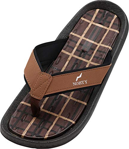 NORTY Men's Sandals for Beach, Casual, Outdoor & Indoor Flip Flop Thong