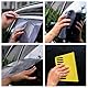 Blueshyhall Auto Scheibenfolie Perforiert Schwarz, Auto Fenster Sichtschutz Verdunkeln, Sonnenschutzfolie Auto Innen Perforiert, Sichtschutzfolie Selbstklebend für Tür, Balkon, Büro (30 x 120 cm)