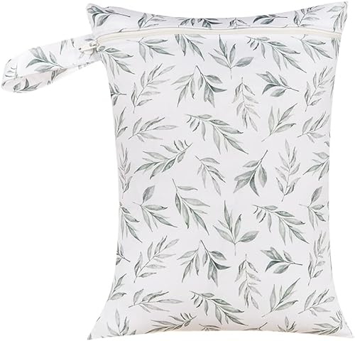 Miniatura 4 de MOMIGO Juego de 3 bolsas húmedas y secas para pañales de tela de bebé, reutilizables, lavables para cochecitos, pañales, bolsas de viaje, bolsa de