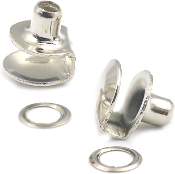 15 pcs Boots Hook Eyelets Buckles DIY Riding Hiking Shoe lace Hook Camp Climbing Repair DIY Fitting with Washer Nickel
