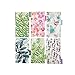 Chris.W Plastic Binder Index Dividers, 6-Tab, Assorted Designs, Match for Standard A5 Size 6-Ring Planners