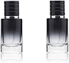 JJLFresheners 2Pcs Black Perfume Atomizer Portable High-Grade Glass Spray 30ml Refillable Small Bottle Travel Cosmetics Outdoor Dispensing Mini Spray Bottle,Refillable Containers, Spray Bottles