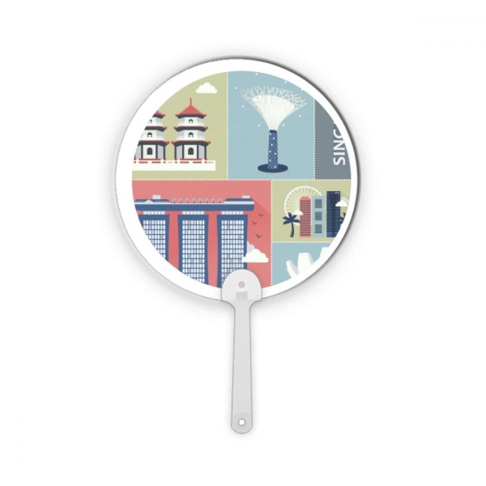 Gratte-ciel Singapour spots ronds pour personnaliser un bureau vide