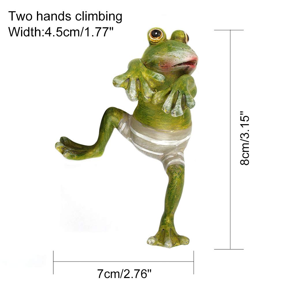 3D kreatywna żaba statuetka figurki żółwia, figurka roślinna doniczka, wieszak na ubrania, dekoracja z żywicy, żaba, doniczka, zwierzę, ornamenty do biura, ogrodu domowego, doniczka dekoracyjna