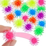 18 Pieces Window Crawler Balls Rolling Sticky Wall Ball Climbers Stress Balls Sticky Stretchy Wall Ball for Party Favor Stress Fidget Relief