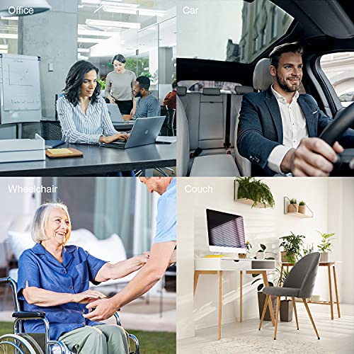 Carrotez 2 Pack Double Breathable 3D Air Mesh Car Seat Cool Cushion Cover Pad For Cars Seats Cool Chair Seat, Car Seat Pads, Home Office Chair, Wheelchair, 17.75" X 17.75" (Black) #TOP4