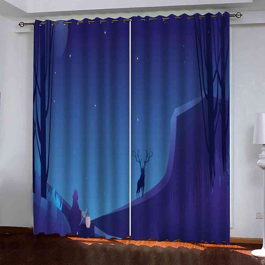 Rideau salon moderne et isolant thermique pour des nuits paisibles dans la chambre