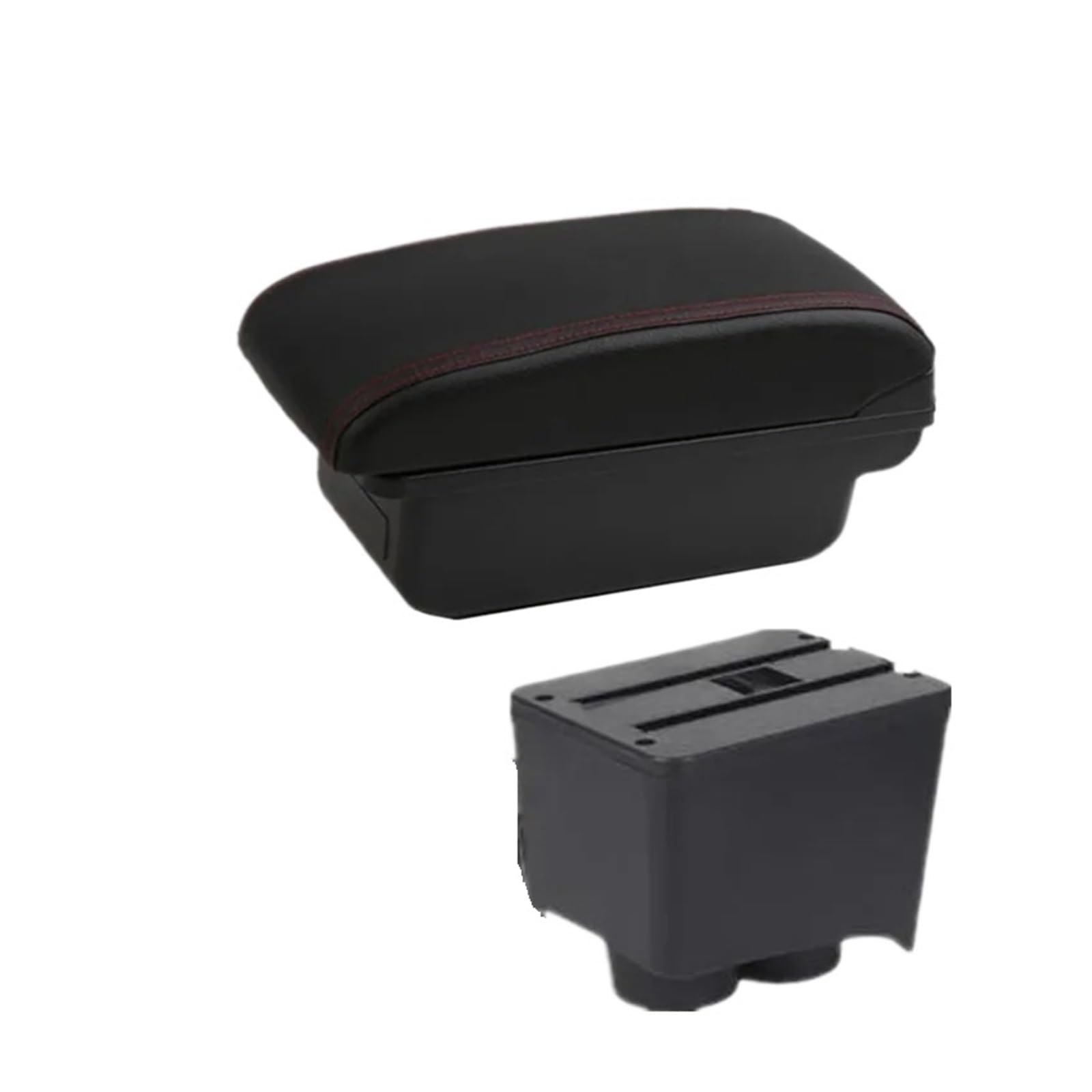 UDHQAJC For VW For Polo 9N 3 Mk4 2002-2009 Car Armrest Box Interior Retrofit Storage Accessories Car Centre Console Armrest Box