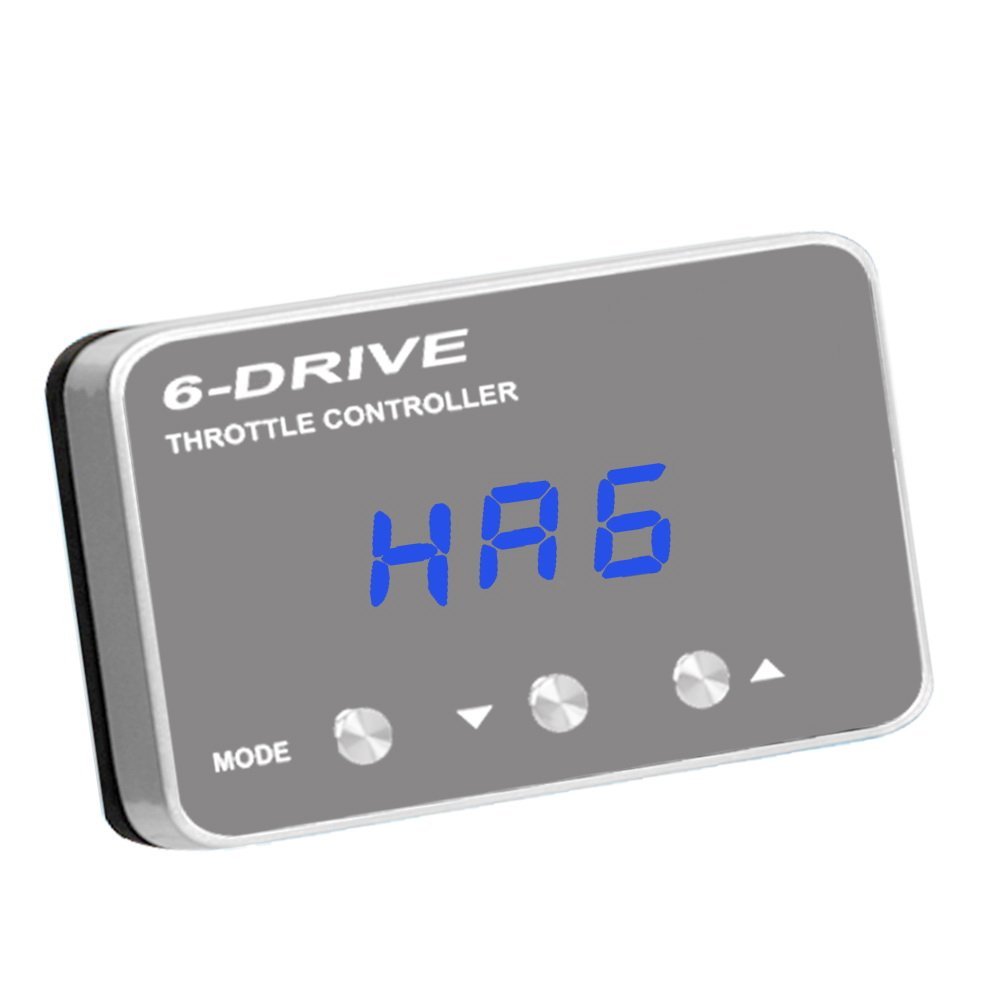 Julio de Rey electrónico de 6 del acelerador controlador para Volkswagen Amarok Beetle, Bora, Golf 4, Lupo, Passat, Polo, Sharan, Touareg, T5, superfino luz azul pantalla