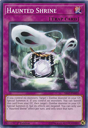 Yu-Gi-Oh! - Haunted Shrine - SR07-EN035 - Common - 1st Edition - Structure Deck: Zombie Horde