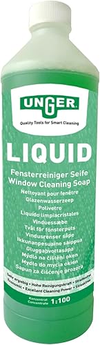 Miniatura 5 de Unger AK015 Kit de limpieza de ventanas PRO Set  Funda para lavadora eléctrica, escobilla ErgoTec, cubo 18L, limpiador líquido de vidrio 1L,