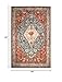 Lahome Boho Tribal 8x10 Area Rugs for Living Room, 8 x 10 Washable Rug for Bedroom Aesthetic, Large Oriental Vintage Soft Dining Room Carpet for Under Table Playroom (Rust/Dull Teal,8x10ft)