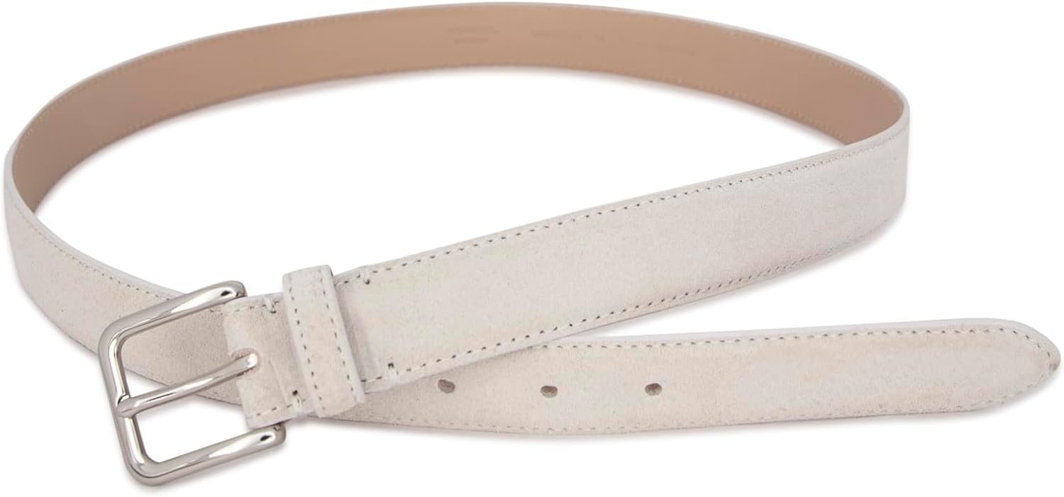 Vince Men's 1 Inch Stitched Fe Suede Belt