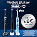 Oral-B Pro Series 3 Elektrische Zahnbürste — Electric Toothbrush, Inkl. 3 Aufsteckbürsten — 3 Putzmodi, Zahnbürste Elektrisch, Designed by Braun, Schwarz