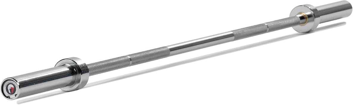 Titan Fitness Olympic Technique Training Barbell, 6 FT Chrome Finish, 15 KG33lb 28MM Shaft, Rated 500 LB, Weightlifting Bar
