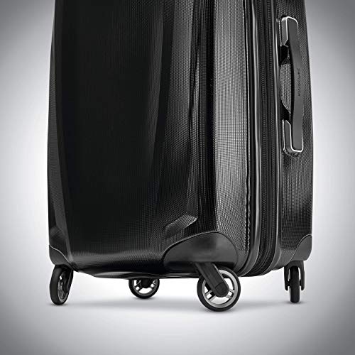 Samsonite Winfield 3 DLX Hardside Expandable Luggage with Spinners, Black, Checked-Medium 25-Inch by Samsonite - Image 5