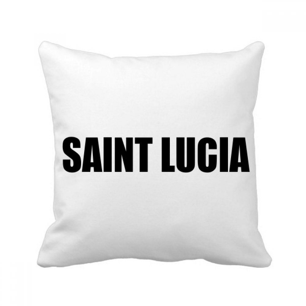 Coussin Sainte-Lucie noir multicolore : cadeau déco original
