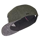 Nebelkind Snapback Cap Olivgrün Bandana Paisley Totenkopf Größenverstellbar Unisex One Size