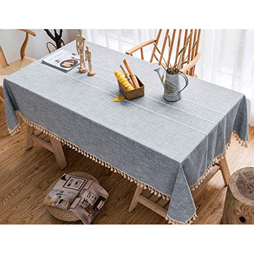 Nappe unie style ins frais drap de table rectangulaire 130 x 240 cm - 4