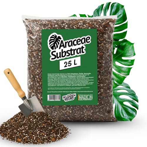 Nils der Pflanzenfreund® Tierra para Monstera [Sustrato Araceae] 25 L | Rica en nutrientes | Tierra para Plantas Verdes | Tierra para Plantas de Interior | Sustrato para Plantas de Interior