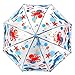 KOULONGDAMI Kids Clear Umbrella for Rain Dome Bubble Umbrellas Windproof for Kids Boys and Girls