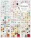 Lamare Holiday Seasonal Planner Stickers Set - Seasonal Monthly Stickers Pack 12 Sheets