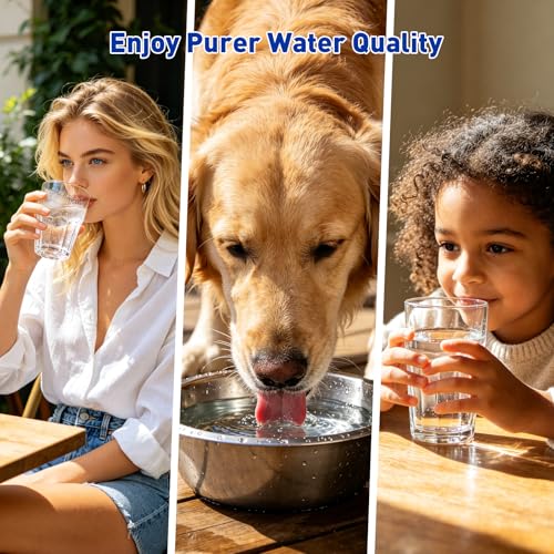 Image of 2387 Water Filter Replacement, NSF /ANSI Certified for Alexapure Water Filtration System, 5000 Gallon Throughput Capacity, 4 Pack