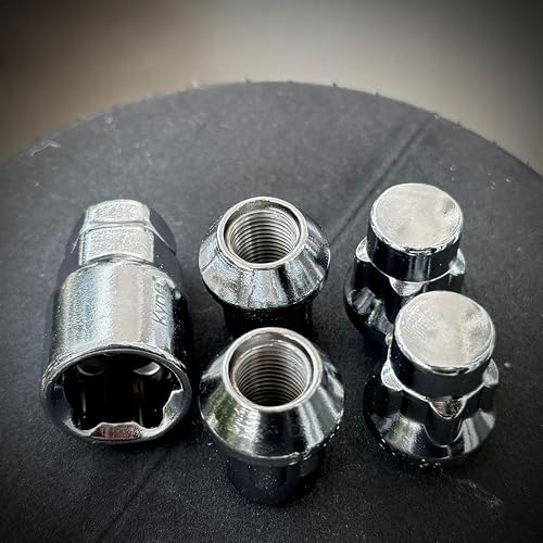 Image of Wheel Lock Nuts,lock nuts,M14x1.5 for all Mahindra Anti-Theft Lug Nuts and car wheel security secure (Type 1, M14x1.5)