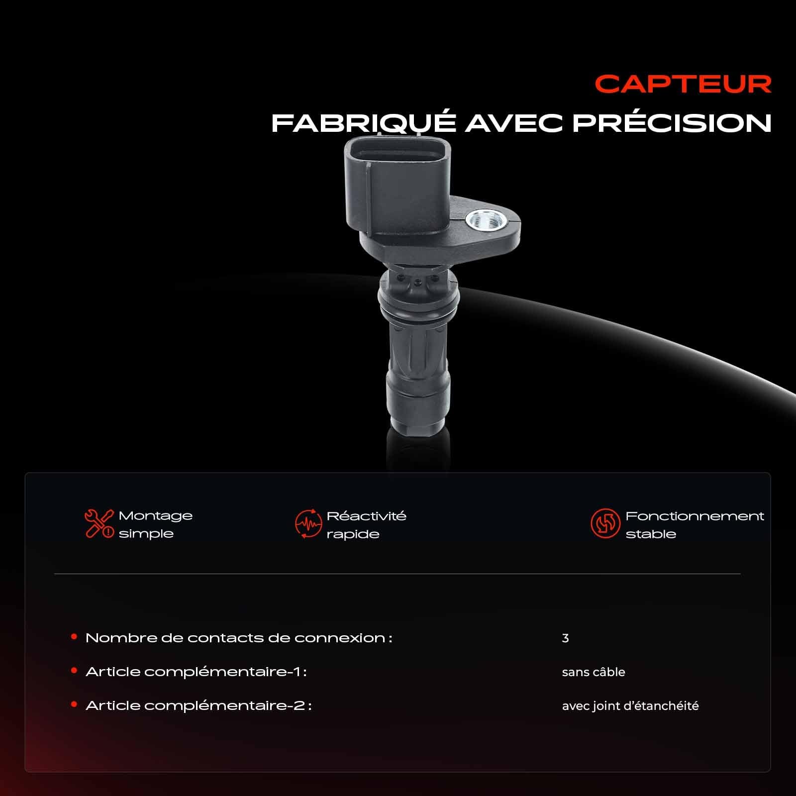 Frankberg Capteur de position d'arbre à cames 23731EC00A | Compatible avec: ,,,,Pick-up D22,