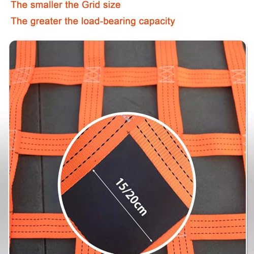 Filets de levage en polyester ultra robustes charge 2 tonnes 2x2m