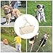 ENWIQUE Leather Poop Bag Holder Dispenser for Leash, Portable and Reusable Dog Poop Bag Dispenser, Dog Bag Holder for Walking, Outdoor, Travelling (Beige)