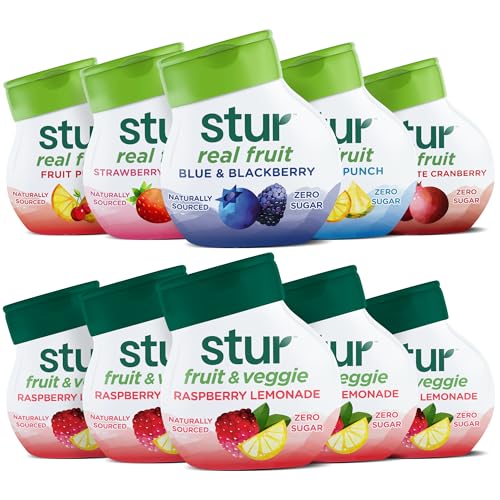 Stur Liquid Water Enhancer | Classic Variety Pack + Fruit & Veggi...