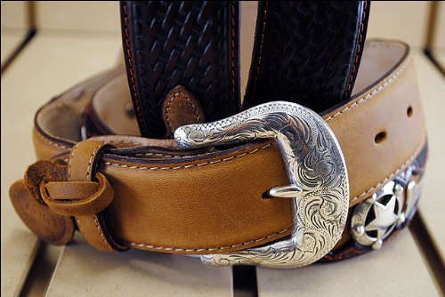 Justin Men's Odessa Star, Tan, 362