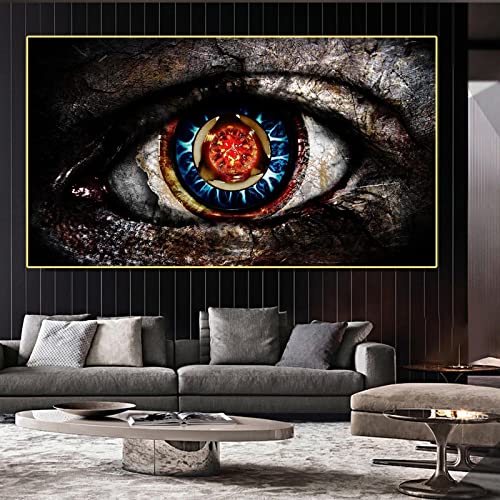 Affiches Toile Yeux Graffiti Street Art Peintures Salon 40x70cm