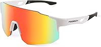 Vista 12 de FEISEDY Gafas de sol deportivas para hombres, mujeres y adolescentes - Béisbol, ciclismo, ciclismo UV400 protección B2388