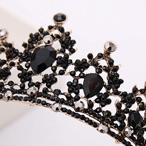 Tendycoco 1 peça coroa barroca vintage Tiara noiva casamento coroa acessórios