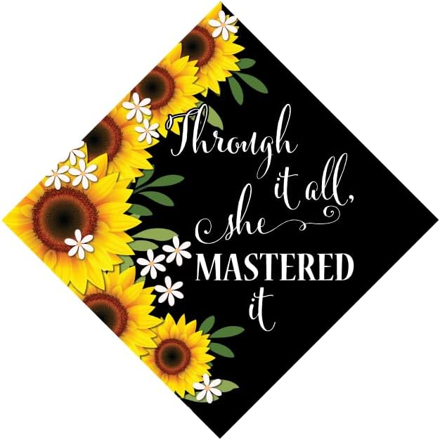 Tassel Toppers Mastered It - Grad Cap Topper, Graduation Cap Gift Ideas, Class of 2026