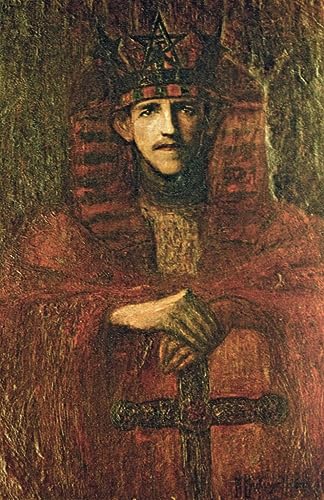 Portrait Samuel Liddell Mathers impression d'art sur toile de qualité supérieure 60x90cm